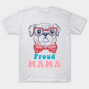 Groovy French bulldog mama - The nerdy French bulldog lover shirt T-Shirt